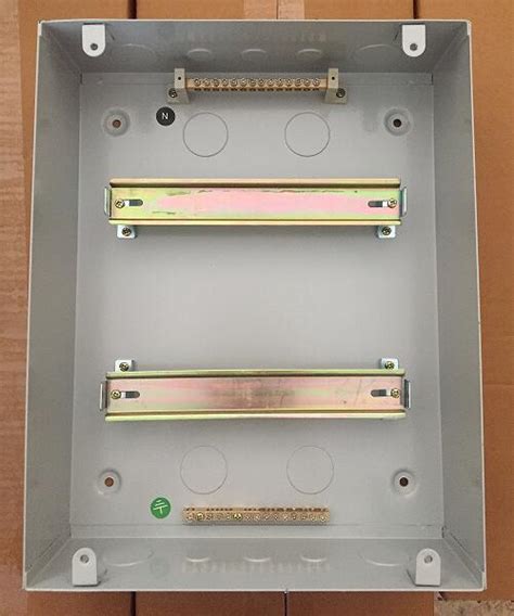 metal junction box with din rail|box superimposed rail din.